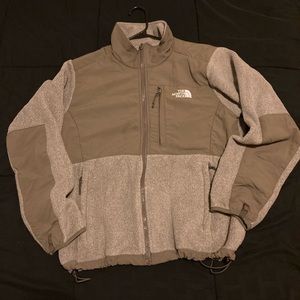 The North Face Denali Beige Tan Taupe Fleece Jacket